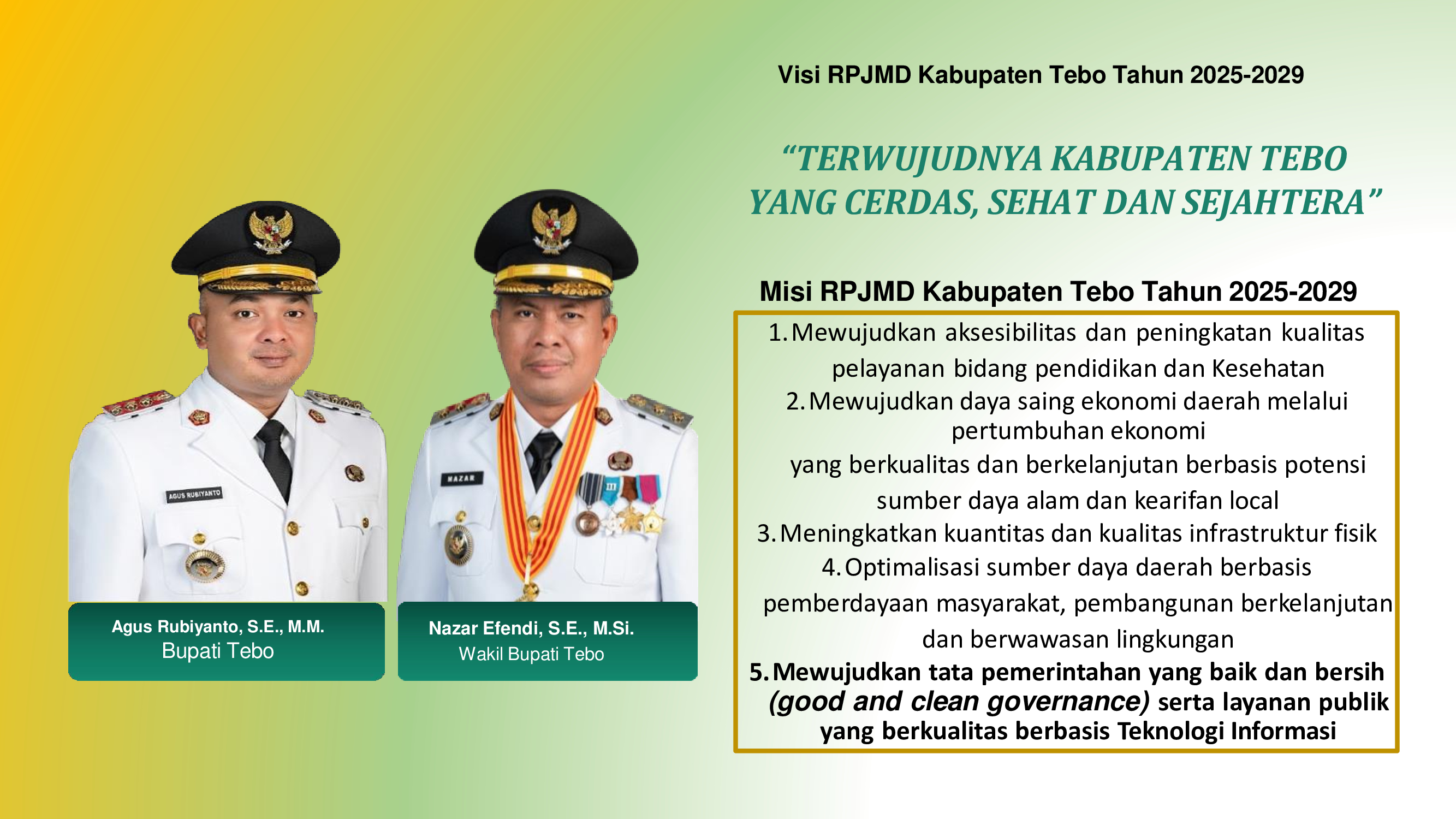 Visi & Misi DPMPTSP