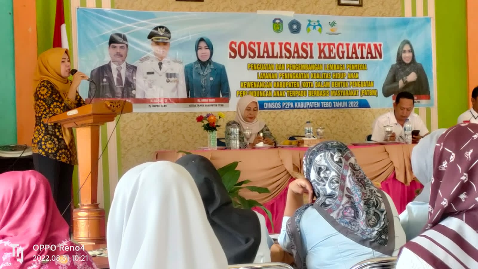 Sosialisasi Kegiatan Penguatan dan Pengembangan Lembaga Penyedia Layanan Peningkatanan Kualitas Hidup Anak di Kabupaten Tebo